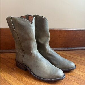 Olive Green Cowboy Boots